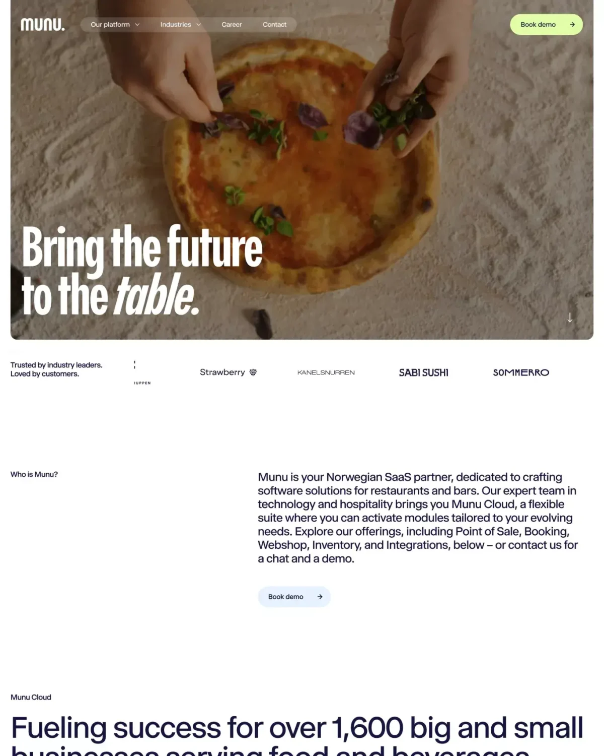 featured crop munu – bring the future to the table