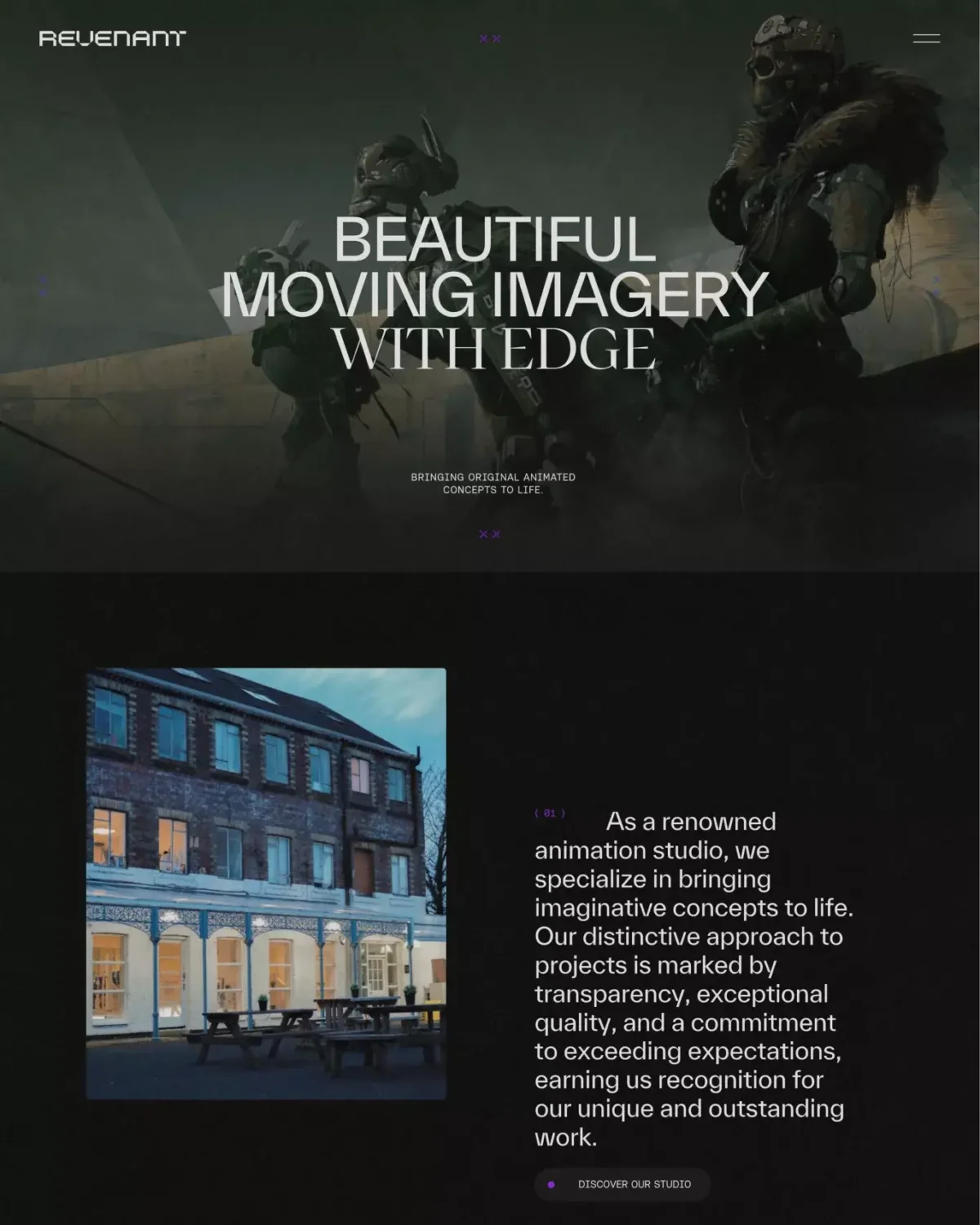 featured crop revenant. a creative and animation studio in the uk revenant
