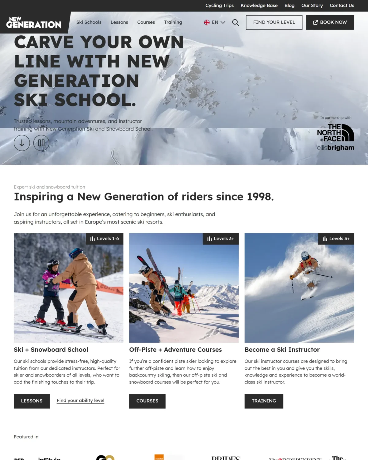 featured crop new generation ski school