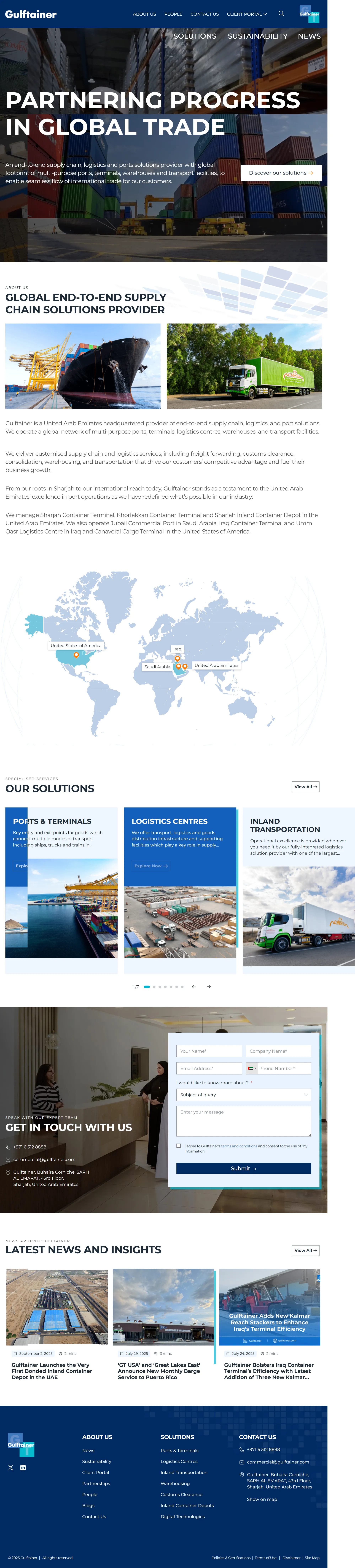 global end to end supply chain solutions provider 