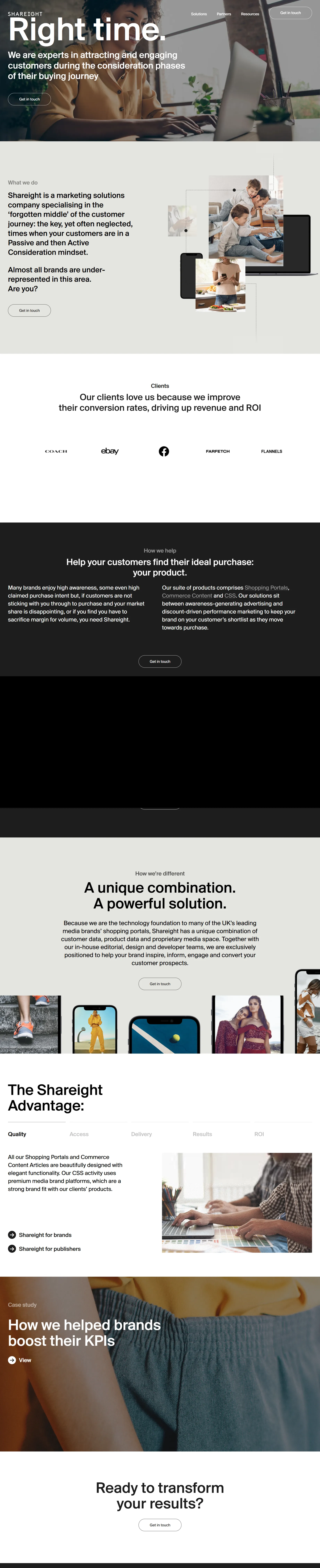 home page shareight