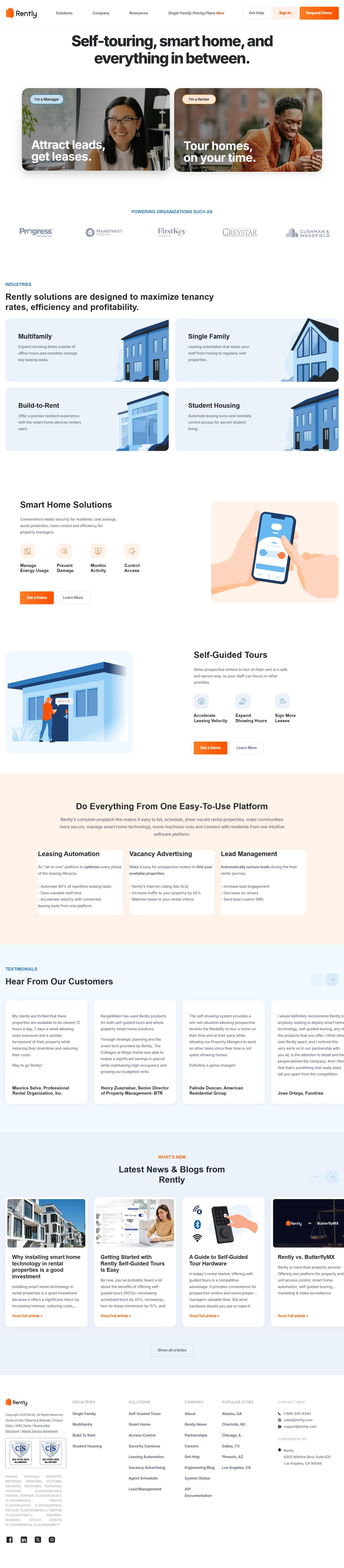 rently leasing automation solutions for property managers