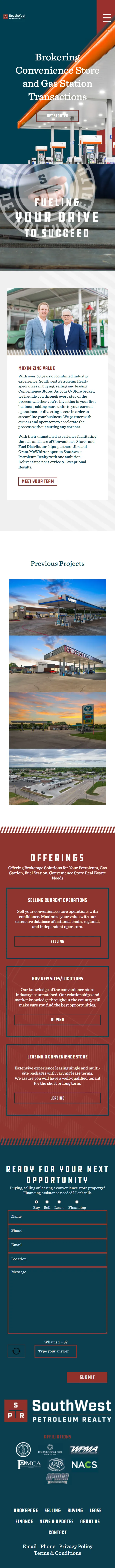 southwest petroleum realty c store broker mobile