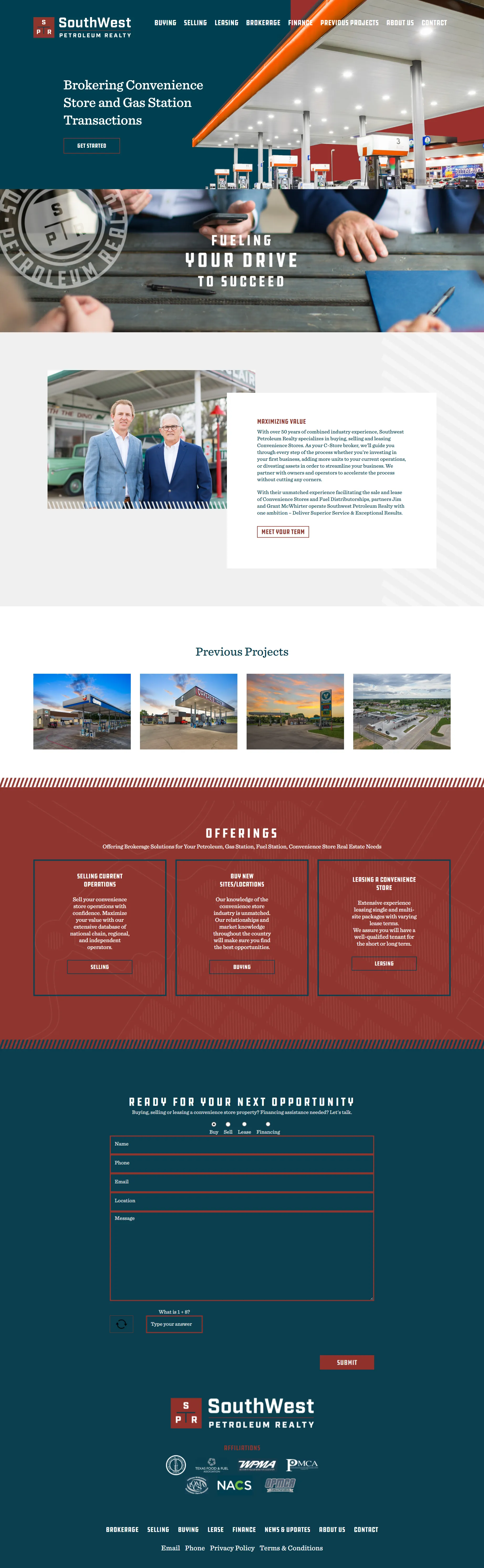 southwest petroleum realty c store broker