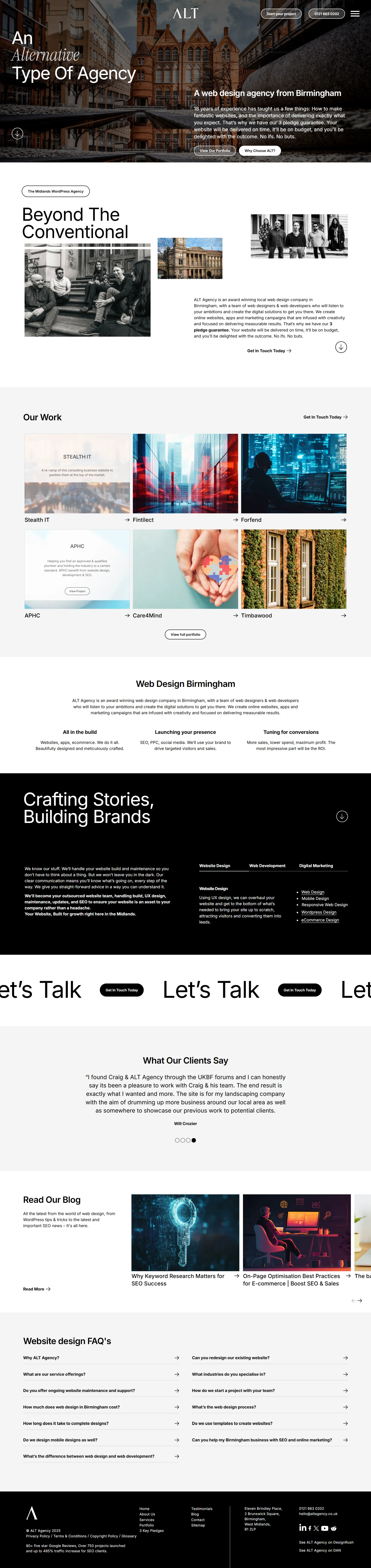 web design birmingham web design agency alt agency 